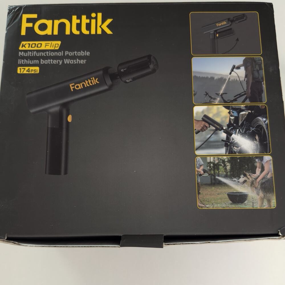 Fanttik K100 Flip Cordless Portable Sprayer Foldable 174 PSI-NEW OPEN BOX